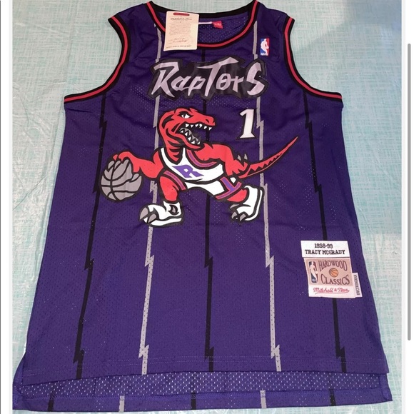 Nwt Adult 48 Xl MITCHELL & NESS TRACY MCGRADY TORONTO RAPTORS 1998-99 JERSEY - Picture 1 of 3